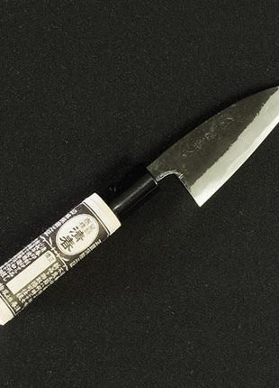 【あなご包丁】黒打小包丁 90mm プラ柄