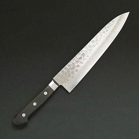 【牛刀】ダマスカス 210mm 黒合板