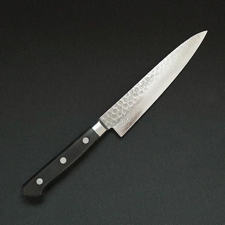【ペティナイフ】ダマスカス 135mm 黒合板