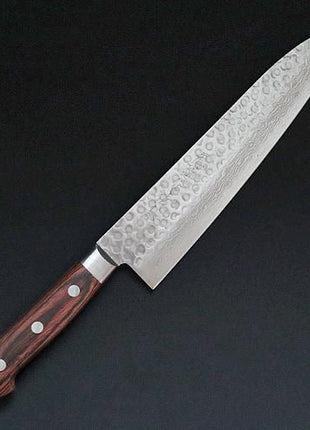 【牛刀】ダマスカス 210mm 茶合板