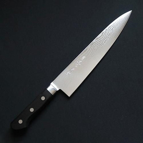 【牛刀】ダマスカス 245mm 黒合板