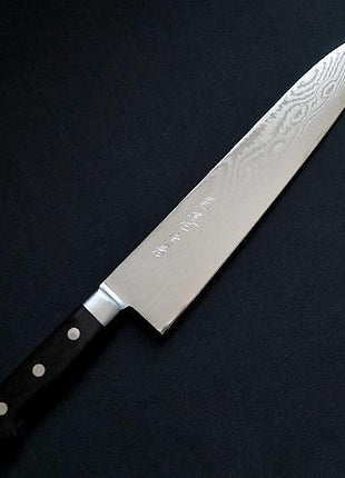 【牛刀】ダマスカス 270mm 黒合板
