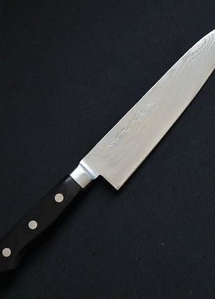 【牛刀】ダマスカス 180mm 黒合板