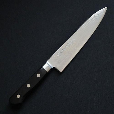 【牛刀】ダマスカス 180mm 黒合板