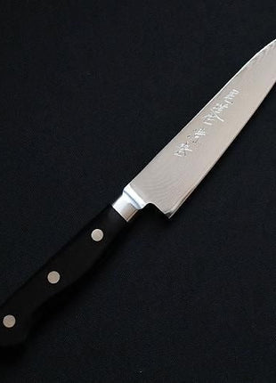 【ペティナイフ】ダマスカス 120mm 黒合板