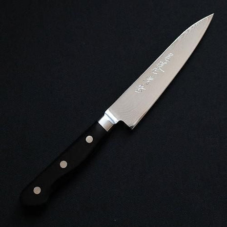 【ペティナイフ】ダマスカス 120mm 黒合板