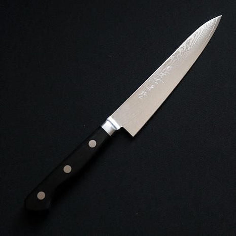 【ペティナイフ】ダマスカス 150mm 黒合板