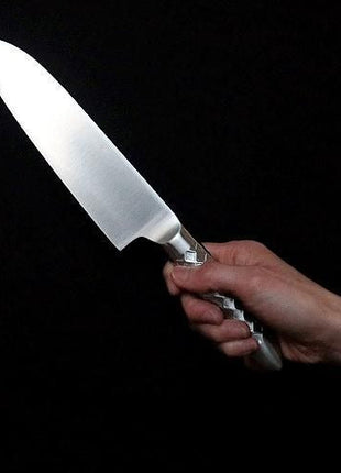 [Santoku Knife] All Stainless Steel 170mm
