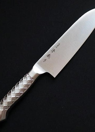 [Santoku Knife] All Stainless Steel 170mm
