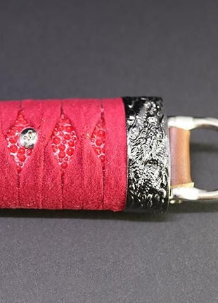 【キーホルダー】刀剣柄キーホルダー（へし切長谷部 柄）大