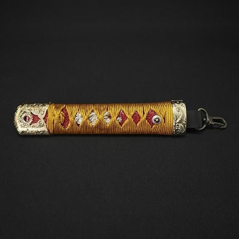 【キーホルダー】刀剣柄キーホルダー（三日月宗近 柄）小