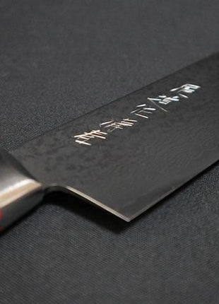 【三徳包丁】ダマスカス 166mm マイカルタ（合成樹脂）