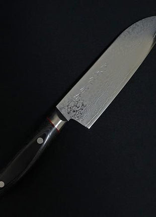 【三徳包丁】ダマスカス 166mm マイカルタ（合成樹脂）