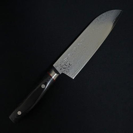 【三徳包丁】ダマスカス 166mm マイカルタ（合成樹脂）
