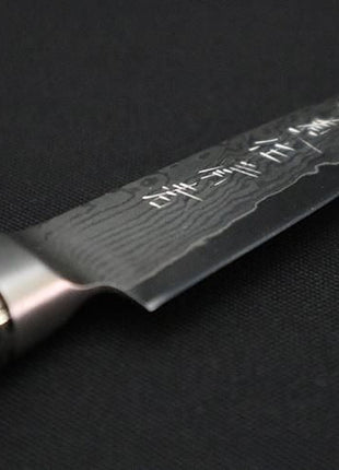 【パーリングナイフ】ダマスカス 78mm 黒檀（こくたん）
