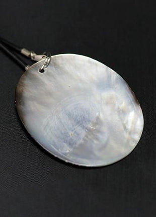 [Accessories] Black butterfly shell pendant D