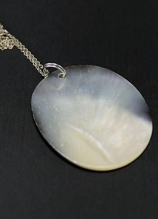 [Accessories] Black pearl pendant E