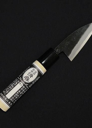 【あなご包丁】黒打小包丁 75mm プラ柄