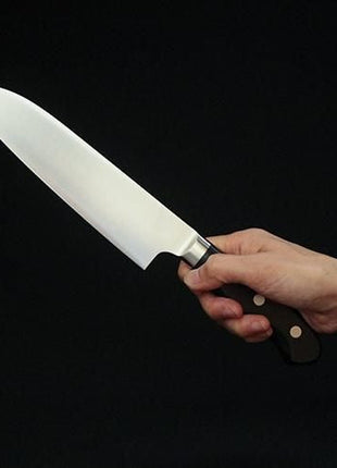 【三徳包丁】特殊ステンレス 170mm 黒合板