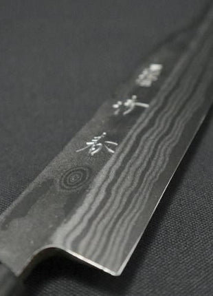 【刺身包丁】上刺身 柳刃 ダマスカス 202mm 水牛柄