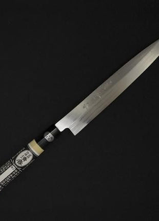 【刺身包丁】上刺身 柳刃 ダマスカス 202mm 水牛柄