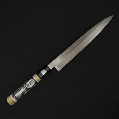 【刺身包丁】上刺身 柳刃 ダマスカス 203mm 水牛八角半丸柄