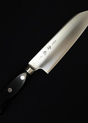 【切付包丁】特殊ステンレス 170mm 黒合板