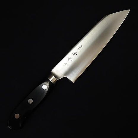 【切付包丁】特殊ステンレス 170mm 黒合板