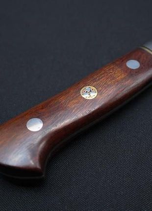 【三徳包丁】有色ダマスカス 180mm アイアンウッド