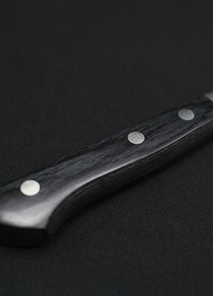 【ペティナイフ】割込青鋼 135mm 黒合板