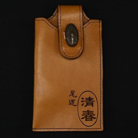 【携帯ケース】 刀剣鍔付 牛革B