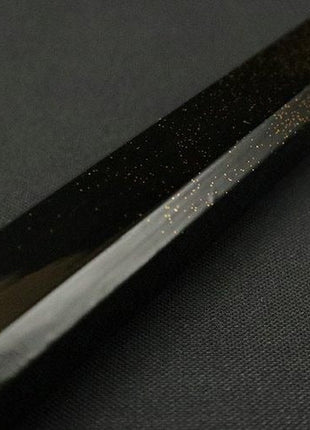 【ペティナイフ】ダマスカス 140mm 漆塗り八角柄 黒C