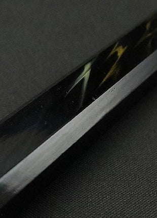 【ペティナイフ】ダマスカス 140mm 漆塗り八角柄 黒B
