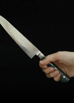 【ペティナイフ】ダマスカス 150mm グリーンマイカルタ