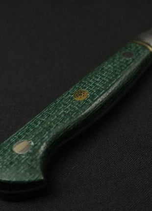 【ペティナイフ】ダマスカス 150mm グリーンマイカルタ