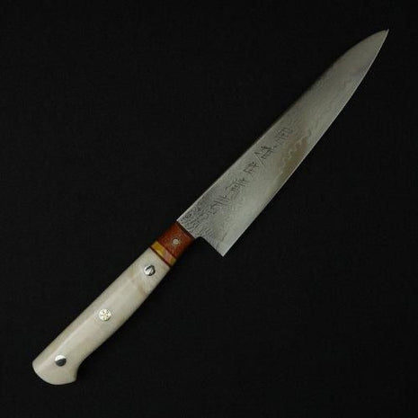 【ペティナイフ】ダマスカス 150mm オレンジマイカルタ&レインボー