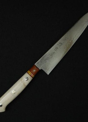 【ペティナイフ】ダマスカス 150mm オレンジマイカルタ&レインボー