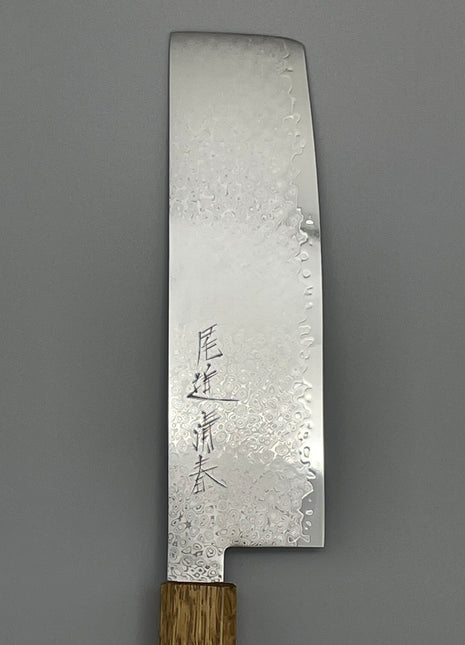 【菜切包丁】ダマスカス 170mm 漆塗り柄