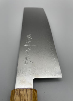 【菜切包丁】ダマスカス 170mm 漆塗り柄