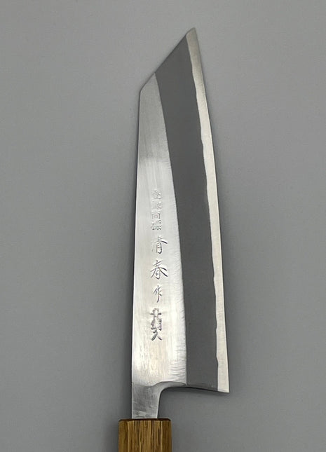 【切付包丁】 青鋼三層鋼 170mm 漆塗り柄