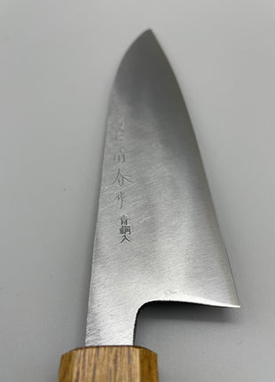 【牛刀包丁】青鋼（磨き）170mm 漆塗り柄