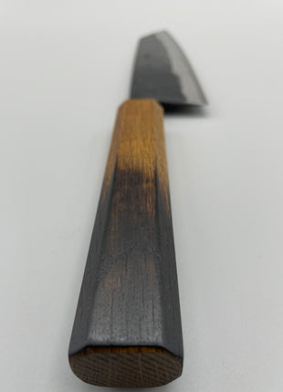 【切付包丁】青鋼（黒打ち）170mm 漆塗り柄