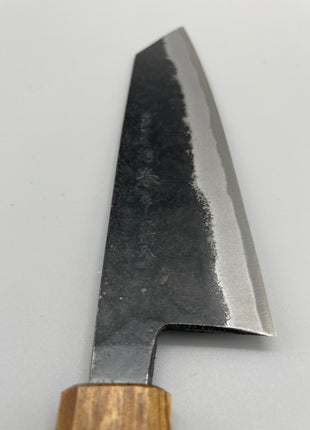 【切付包丁】青鋼（黒打ち）170mm 漆塗り柄