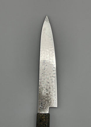 【ペティナイフ】ダマスカス 150mm 漆塗り柄　富士山と桜