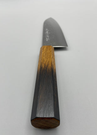 【三徳包丁】槌目ダマスカス 185mm 漆塗り柄