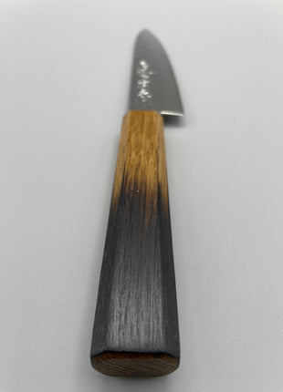 【ペティナイフ】槌目ダマスカス 150mm 漆塗り柄
