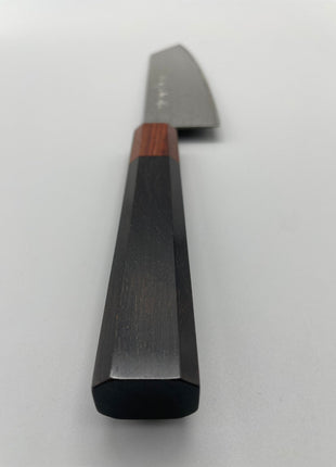 【切付包丁】ダマスカス 180mm 紫檀と黒檀八角柄