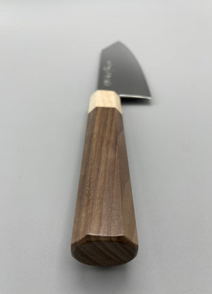 【切付包丁】ダマスカス 180mm メープルとくるみ八角柄
