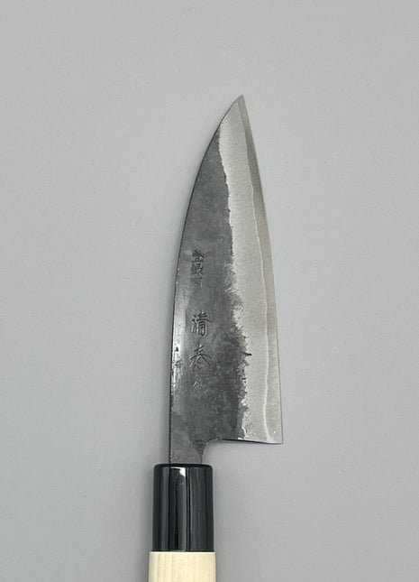 【黒打ち万能包丁】白鋼（黒打ち）120mm