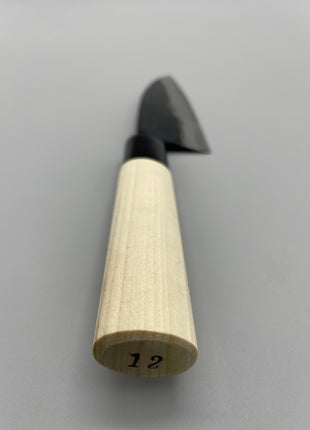 【黒打ち万能包丁】白鋼（黒打ち）120mm